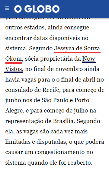 Matéria Now Vistos O Globo